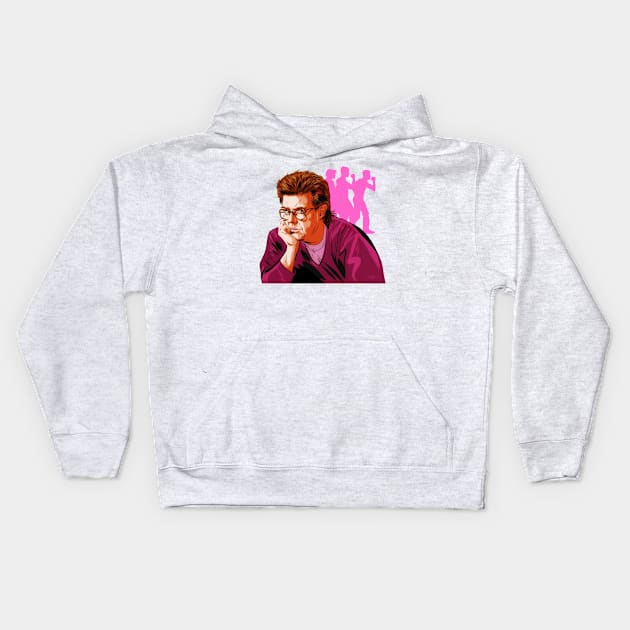 John Hughes - An illustration by Paul Cemmick Kids Hoodie by PLAYDIGITAL2020